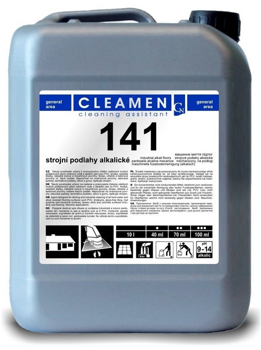 Cleamen 141 strojní podlahy 5l | Čistící a mycí prostředky - Speciální čističe - Ostatní Cleamen 141 strojní podlahy 5l | Čistící a mycí prostředky - Speciální čističe - Ostatní